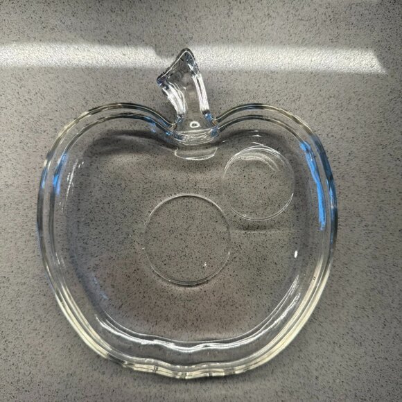 Hazel Atlas Orchard Apple Snack Plates – Vintage Mid-Century - Set of 6 - Picture 7 of 10